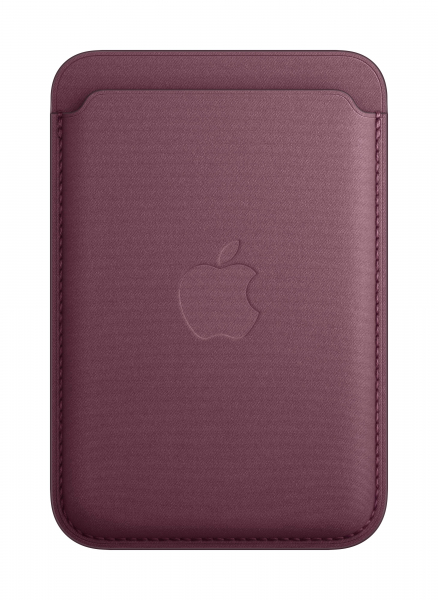Apple iPhone Feingewebe Wallet mit MagSafe (mulberry)