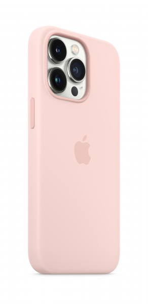 Apple Silikon Case iPhone 13 Pro mit MagSafe kalkrosa