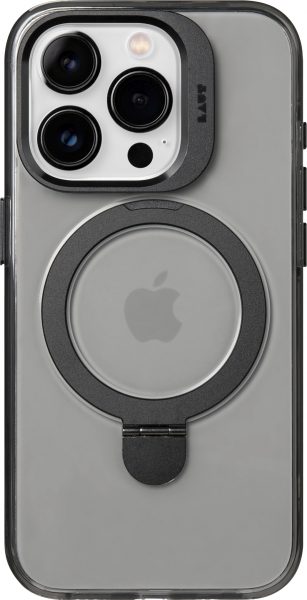 LAUT Revive Prop iPhone 15 Pro Black Crystal Black