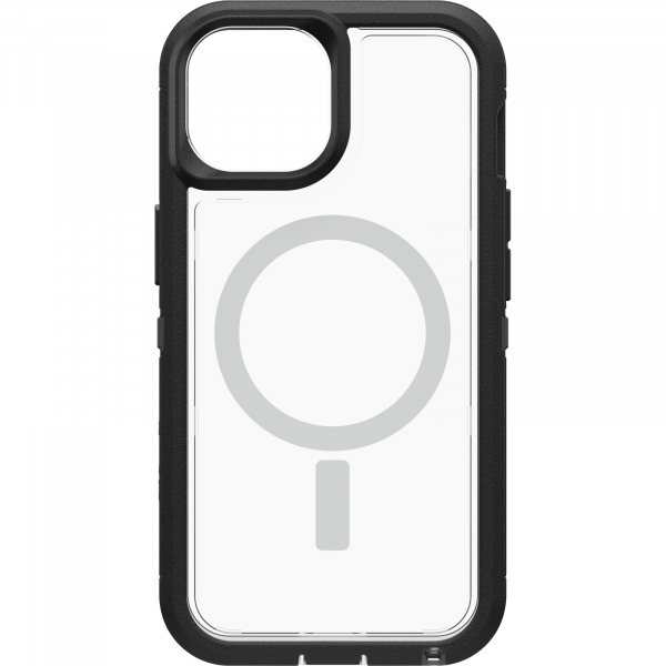 OtterBox Defender XT Hülle für iPhone 14 und iPhone 13 transparent schwarz