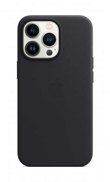 Apple Leder Case iPhone 13 Pro mit MagSafe mitternacht