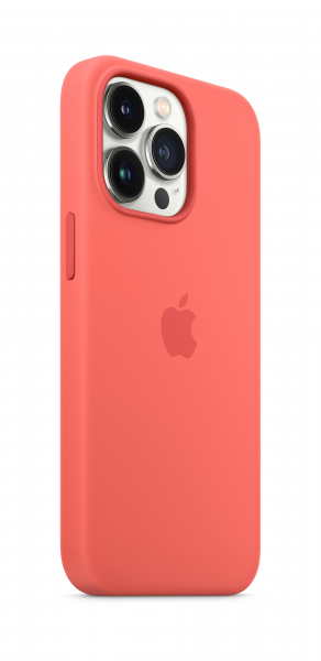 Apple Silikon Case iPhone 13 Pro mit MagSafe pink pomelo
