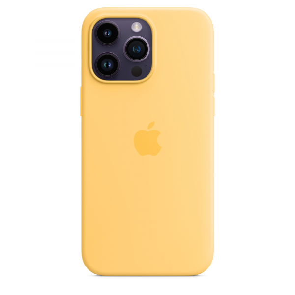 Apple Silikon Case iPhone 14 Pro Max mit MagSafe sonnenlicht