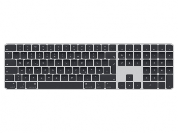 Apple Magic Keyboard mit Touch ID und Ziffernblock silber/schwarz