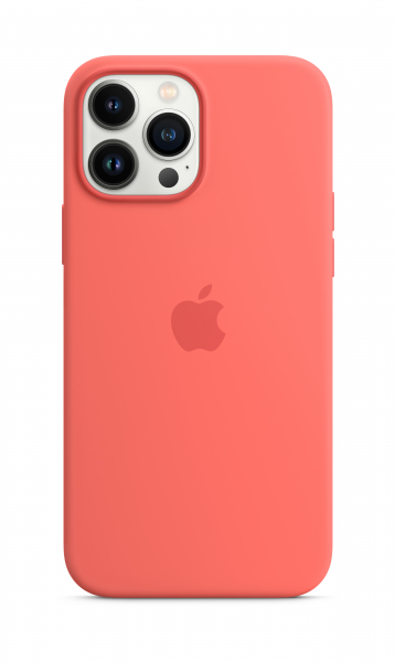 Apple Silikon Case iPhone 13 Pro Max mit MagSafe pink pomelo