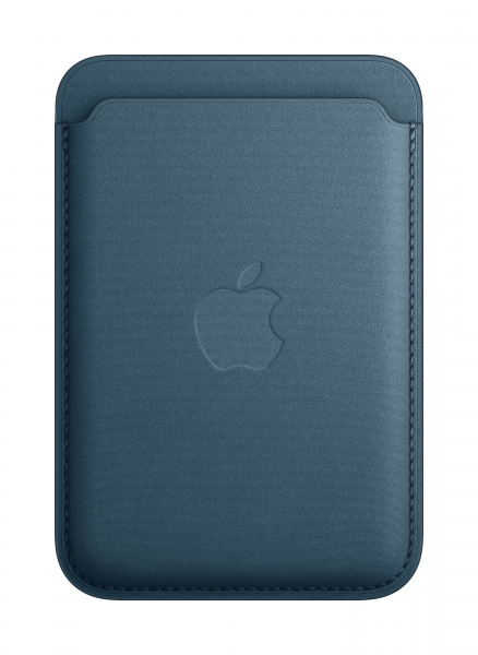 Apple iPhone Feingewebe Wallet mit MagSafe (pazifikblau)