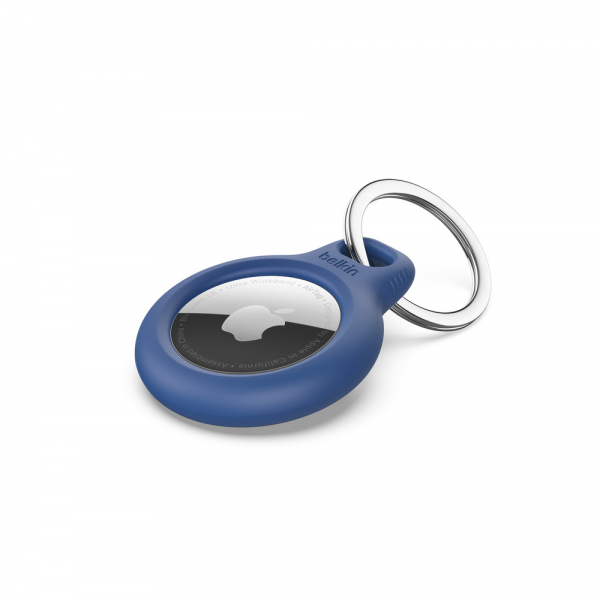Belkin Secure Holder mit Schlüsselanhänger für Apple AirTag - blau