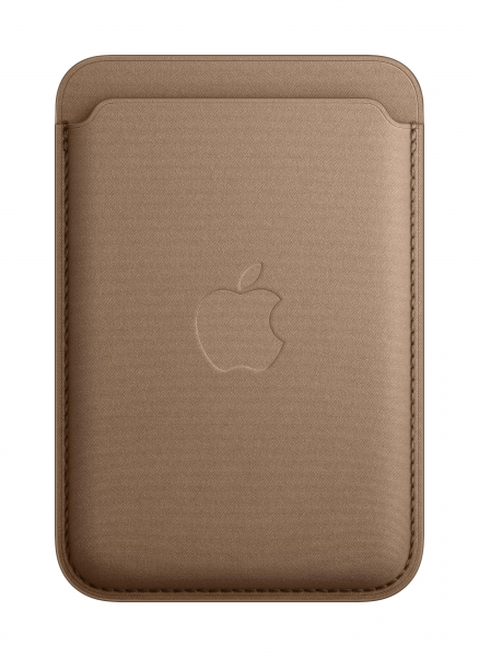 Apple iPhone Feingewebe Wallet mit MagSafe (taupe)