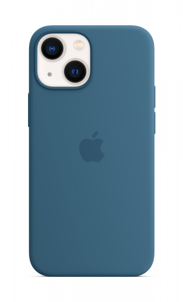Apple Silikon Case iPhone 13 mini mit MagSafe eisblau