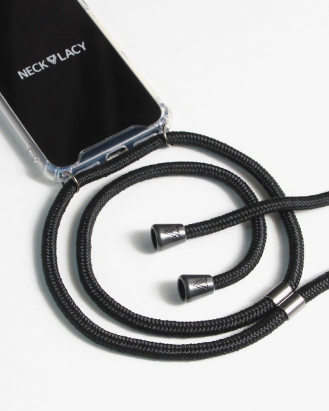 NECKLACY Necklace Case für iPhone SE 2.Gen/ 7 / 8 schwarz