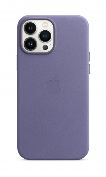 Apple Leder Case iPhone 13 Pro Max mit MagSafe wisteria