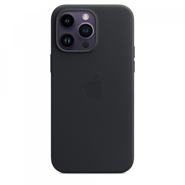 Apple Leder Case iPhone 14 Pro Max mit MagSafe mitternacht