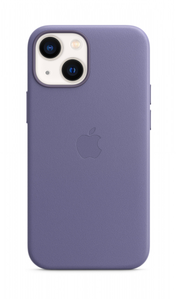 Apple Leder Case iPhone 13 mini mit MagSafe wisteria