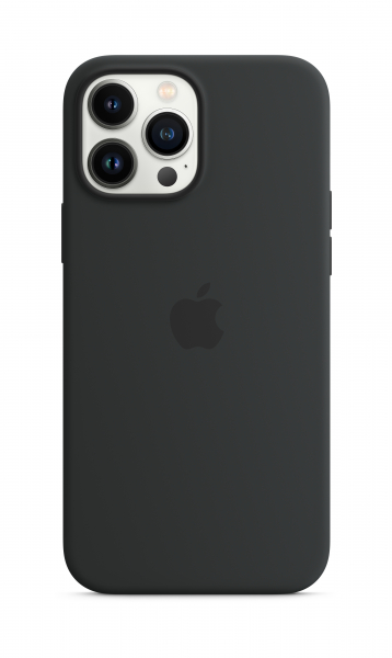 Apple Silikon Case iPhone 13 Pro Max mit MagSafe mitternacht