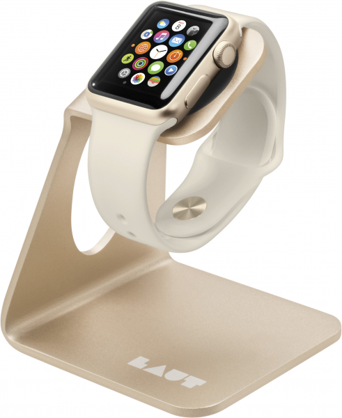 LAUT Apple Watch Stand für alle Apple Watch 38 / 40 / 42 / 44 mm gold