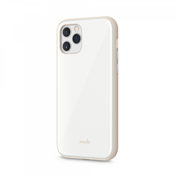Moshi iGlaze Apple iPhone 12/12 Pro SnapTo™ Pearl White