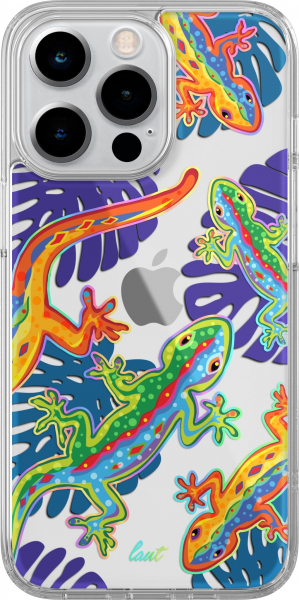LAUT Crystal Palette iPhone 14 Pro Lizard Colorful
