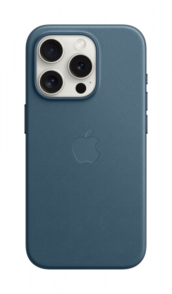 Apple Feingewebe Case iPhone 15 Pro mit MagSafe (pazifikblau)